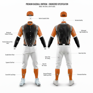 Latest Unique Design Baseball Uniform Kit Sublimated Team V Neck Jersey and Pants Lightweight Quick Dry Sports Apparel Gear Kit - Product Image 2