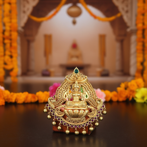 Premium Lakshmi Jada Billa Crown for Women - Product Image 3