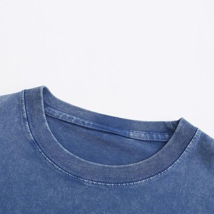 T-shirt élégant délavé à l'acide pour femme, vêtement décontracté en tissu doux et léger - Product Image 5