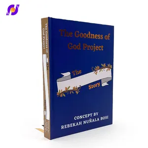 Custom printed edge gilding painting Books Full Colour Hardcover Spray Edge Fiction Hardcover Book Printing