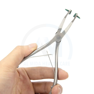 Pince à couronne dentaire Al Mida Healthcare avec embout en caoutchouc vert, certifiée CE, outil de classe II pour le retrait temporaire de couronnes, garantie à vie - Product Image 5