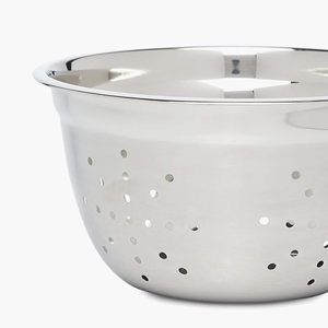 Panier égouttoir multifonction en acier inoxydable perforé pour fruits, légumes et pâtes – Ustensile de cuisine - Product Image 1