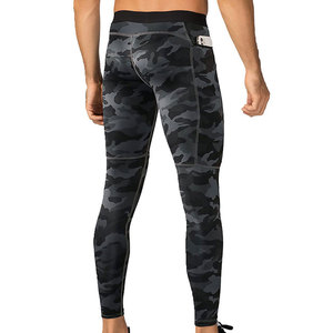 Leggings de Compresión Transpirables para Hombre de Alto Rendimiento con Cintura Elástica, Material de Poliéster/Algodón para Correr, Entrenamiento Físico - Product Image 6