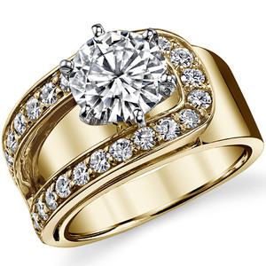 แหวนทองคำแท้ 14k/18k แบบขายส่ง แหวนเพชรเพาะเลี้ยงในห้องปฏิบัติการ แหวนหมั้น ได้รับการรับรองจาก IGI สำหรับผู้หญิง สวมใส่ในโอกาสต่างๆ - Product Image 6