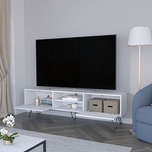 Elby spazioso supporto per TV portaoggetti elegante con forcina per gambe - Product Image 5