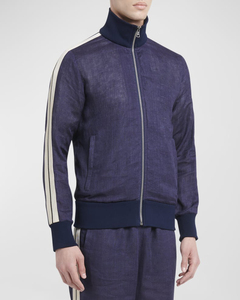 Ensemble de survêtement personnalisé pour homme avec fermeture éclair, sweat à capuche et pantalon ornés de strass, vente en gros OEM, streetwear, vêtements de sport en coton - Product Image 5