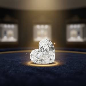 Diamants en vrac certifiés IGI 5.09 HEART VS1, diamant cultivé neuf - Product Image 3