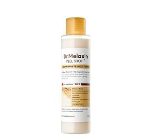 Dr.Melaxin PEEL SHOT GLOW WHITE RICE TONER (200ml) - Tónico Iluminador con Extracto de Arroz, Exfoliante Suave e Hidratante para Preparar la Piel - Product Image 1