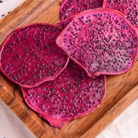 Hoge Kwaliteit Witte Drakenplakjes Olie-Vrije Veilige Gedroogde Pitaya Fruit Thee Fabriek Direct Oem Smaak Opties Landbouwproducten