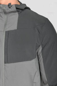 Ensemble deux pièces streetwear coupe-vent en nylon : veste zippée et pantalon, personnalisable pour la vente en gros - Product Image 5