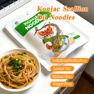 Nouilles Konjac saveur huile d'oignon, faible en <span class=keywords><strong>calories</strong></span>, sans gluten, sans cuisson, instantanées, prix d'usine, vente chaude - Product Image 4