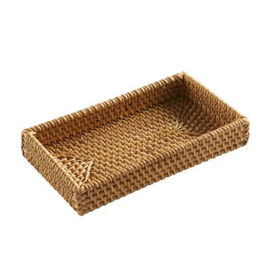 Handwoven Rattan <b>Basket</b> Natural Storage Organizer for Home Decor Retail <b>Display</b> and Wholesale Handicraft Supply - Product Image 3