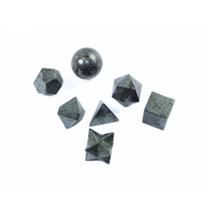 Juego de Geometría Sagrada de Hematita Natural al por Mayor, para Sanación, Meditación y Herramientas Espirituales - Product Image 2