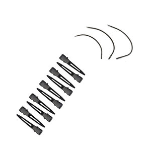 Set Profesional de Extensiones de Cabello con Herramienta de Bucle, Trama Negra Recubierta para Coser, Set de Aplicación para Peluquería y Estilismo - Product Image 3