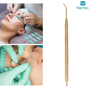 ชุดอุปกรณ์ยกขนตาแบบพรีเมียม ใช้ซ้ำได้ ทนทาน สีทอง ผลิตภัณฑ์คุณภาพเยี่ยม อุปกรณ์ยกขนตาแบบออลอินวัน สำหรับใช้ในบ้าน - Product Image 2