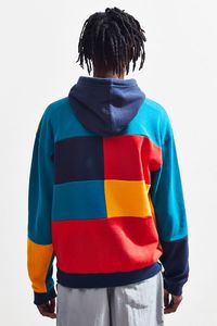 Sudadera con Capucha para Hombre, Diseño Color Block, Corte Holgado, Algodón French Terry, Estilo Casual para Otoño - Product Image 2