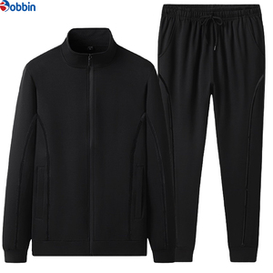 Customized Best selling Spring and Autumn Fashion Simple Leisure Loose Soft Comfortable Men's Long Sleeve Sports Hot Coat Set - Product Image 1