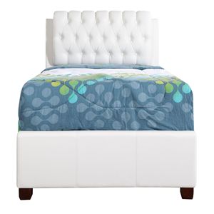 Elegante Letto Singolo in Legno Bianco per Spazi Contemporanei - Product Image 5