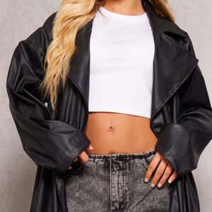 Abrigo de Cuero para Mujer, Impermeable, Cortavientos, Transpirable, Moderno, Acolchado, Chaqueta Larga de Cuero Genuino, Personalizada - Product Image 6