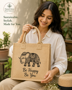 Natural Jute Tote Bag Custom Printed Eco Friendly Reusable Shopping Grocery <b>Gift</b> Bag Promotional Tote Wholesale Supplier - Product Image 1