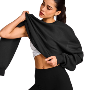 Sudadera Deportiva para Mujer, Manga Larga, Informal, de Forro Polar, Cómoda, Cálida, Ropa Deportiva, Ropa para el Día a Día, Ropa Personalizada - Product Image 3