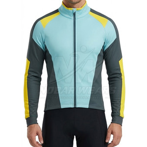 <b>Cycling</b> Training <b>Jacket</b> With Lightweight Wind Resistant Material Full Front Zipper Breathable Sections <b>Reflective</b> Accents - Product Image 5