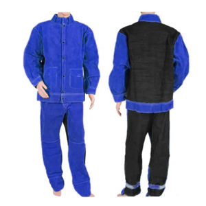 ชุดเชื่อมหนังวัวแท้คุณภาพสูง ทนความร้อน ป้องกันไฟ พร้อมกางเกงสำหรับงานเชื่อม - Product Image 6