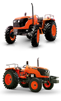 Tracteur agricole 4x4, moteur diesel 4 cylindres, 25-120 CV, avec pompe à roulement et boîte de vitesses, nouvelle haute productivité, certifié CE EPA