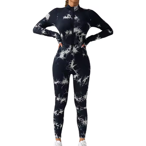 Ensemble deux pièces de yoga respirant et à séchage rapide, couleur unie, avec logo personnalisé, taille haute élastique, idéal pour le fitness, la course et le sport – Collection 2026 (vente en gros) - Product Image 5