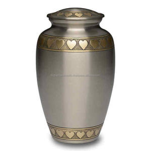 Cremation Urn Milano Style Adult <b>Pet</b> Brass and Funeral <b>Box</b> Keepsake Urns Casket Funerary Urn Ossuary Cinerary Human <b>Memorial</b> - Product Image 6