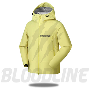 Veste matelassée pour homme, coupe-vent, imperméable, respirante, écologique, à séchage rapide, col rond, avec fermeture éclair, color block, formelle - Product Image 5
