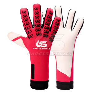 Gants de gardien de but de football rouge et blanc, antidérapants, respirants, légers, équipement d'entraînement de football - Product Image 3
