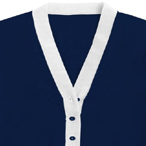 Pull cardigan tricoté à manches longues College University - Product Image 4