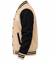 Veste universitaire personnalisée pour homme, style Letterman, vintage américain, avec patchs en chenille, en laine et cuir, marque privée, veste de baseball universitaire
