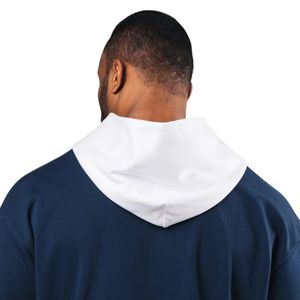 Sweat-shirt à capuche pour homme, bleu marine, en molleton épais, manches longues, décontracté, pour la gym, l'entraînement, le sport, le streetwear - Product Image 5