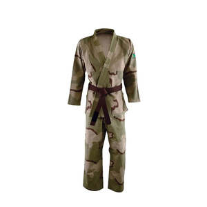 Ensemble d'uniformes d'entraînement d'arts martiaux rouges de qualité supérieure pour hommes, femmes et enfants, léger et respirant, avec ceinture noire - Product Image 1