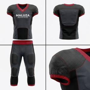 Jersey de Fútbol Americano Sublimado de Calidad Profesional, Uniformes de Equipo con Impresión Completa Personalizada, Pantalones Cortos para Hombre, Secado Rápido y Transpirables - Product Image 6