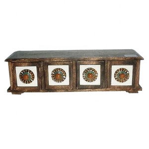 Boîte à bijoux en bois de haute qualité luxe Mini coffre au trésor emballage populaire fait à la main Top Standard produit nouveau Design 2025 - Product Image 3