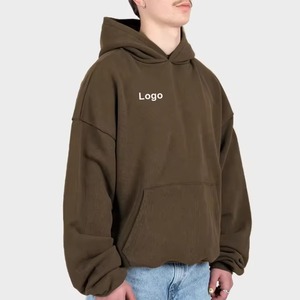 Sudaderas con Capucha de Alta Calidad OEM, Lisas, Gruesas, de 300g, Anti-Pilling, 100% Algodón, Corte Regular, Personalizables, para Hombre, con Capucha Completa - Product Image 4