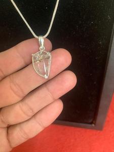 Natural White Clear Cabochon Handmade Healing Crystal Jewelry Necklace for Women Jewelry A High Quality Gemstone - Product Image 2