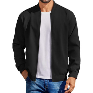 Mens Light Cotton Bomber <b>Jacket</b> Flight Casual Softshell Varsity | Lightweight <b>Zip</b> <b>Up</b> <b>Jackets</b> ,Soft Breathable Fabric - Product Image 1