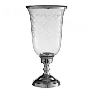 Bougeoir de forme moderne et élégante en aluminium pour la décoration de mariage à la maison avec logo personnalisé pour la fête de Noël - Product Image 1