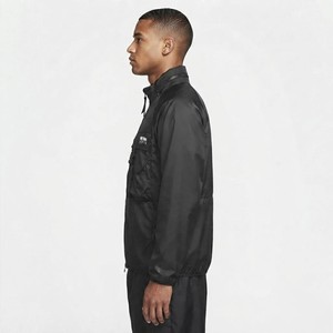 Veste bomber légère pour homme, coupe-vent, col montant, fermeture éclair sur le devant, veste de voyage en plein air, résistante au vent, veste utilitaire décontractée - Product Image 3