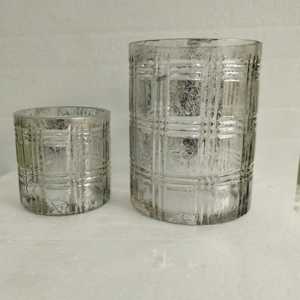 Jarrón de Cristal para Mesa, Diseño de Corte Diamante, Moderno, Artístico, Hecho a Mano, Decoración Ecológica para Bodas y Diwali - Product Image 2