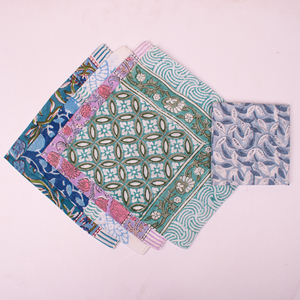 Hand Drawn <b>Neutral</b> Aesthetic Bandana Cotton Square Scarf Boho Chic Head Scarf Ethnic Spring Summer Unisex Accessory - Product Image 3