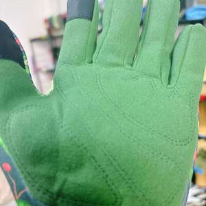 High Quality Leather Gardening Construction Working <b>Gloves</b> Leather Anti-Slip Printed Cotton Back Certified Gardening Work - Product Image 6