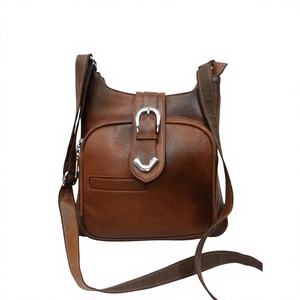 Bolsos de Mano Personalizados de Cuero Puro de Color Azul para Mujer, con Dos Cremalleras, Ligeros, Ecológicos, Impermeables, Hechos a Medida - Product Image 2