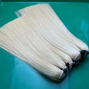 Cloudyhair vietnamita suave de alta calidad cabello crudo 613 hueso máquina de trama recta Paquete de doble dibujado - Product Image 2