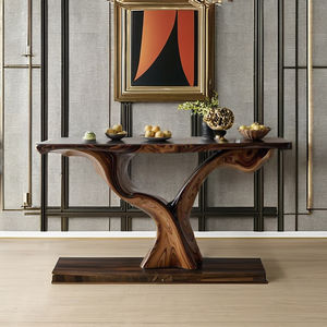 Mesa Consola Moderna de Madera Maciza Natural Hecha a Mano, Marca Luxali de Vietnam, Muebles para Sala de Estar - Product Image 4