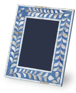 One-of-a-Kind Handmade Mother of <b>Pearl</b> & Brass <b>Photo</b> <b>Frame</b> with Customizable Logo UV Resistant & for for Artisanal Charm - Product Image 4